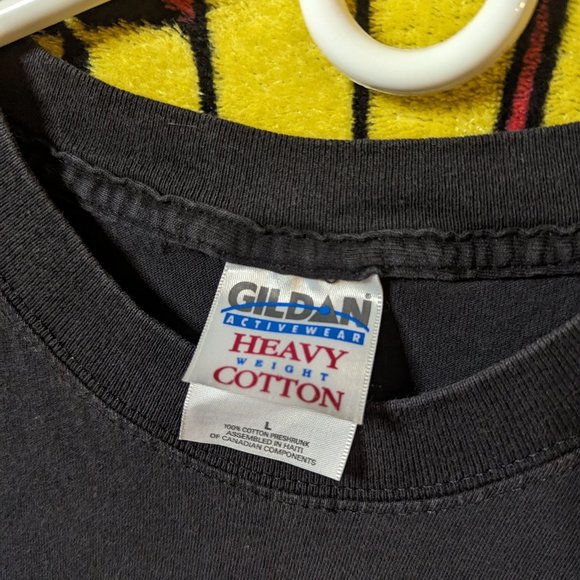 Vintage Y2K The Three 3 Stooges Whazzup! Black T-Shirt size Large - Picture 4 of 5